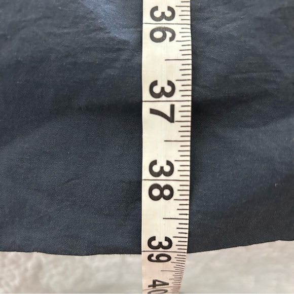 Vintage Trench Coat Navy Blue Plaid Fleece Lined Made in France Womens M? Preppy - Picture 12 of 12